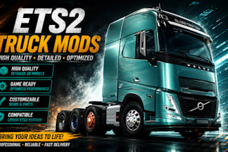 create custom mods, scripts, maps for fivem, dayz, assetto corsa, ets2, ats