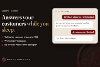 add a smart faq or ai chatbot to your website
