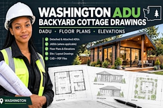 prepare washington adu and backyard cottage architectural drawing