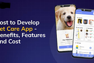 develop custom online booking, pet care app, pet grooming app, dog walking app