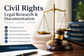 provide civil rights legal research and consultation