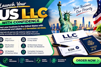 do USA llc registration,llc formation, ein number  registration non US resident