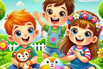children book illustration and children book illustration