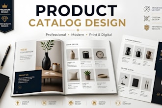 design a professional product catalog for your business