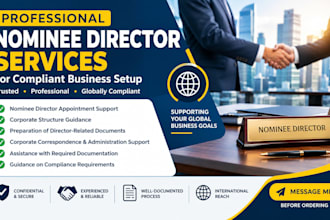provide professional nominee director and company registration services