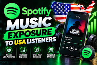 do USA spotify music promotion to increase your reach and exposure