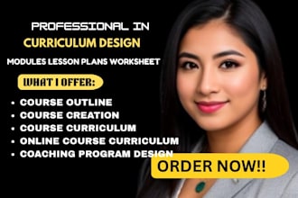 create professional lesson plan online course outline and curriculum for coaches