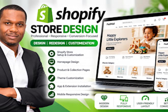 design, build, or redesign your shopify store