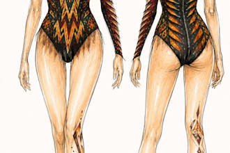 design a custom performance costume concept