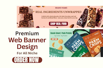 design professional web banners and shopify headers, and hero images