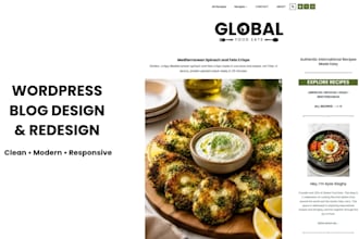 design or redesign your wordpress blog