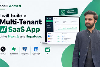 build a multi tenant saas app with nextjs and supabase