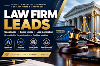 do law firm social media marketing, attorney and legal lead generation, google a