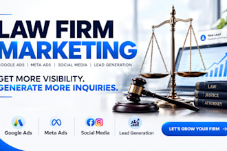 do law firm social media marketing, attorney and legal lead generation, google a