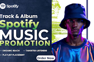 do spotify track promotion, organic music promotion, spotify playlist submission