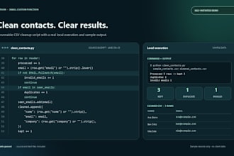build a custom script or small software feature