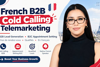 do french b2b cold calling telemarketing b2c appointment setting