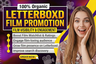 watch and promote your film on letterboxd to boost  visibility and engagement