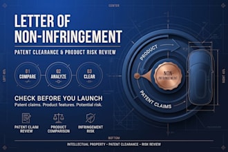 be patent attorney for ip violations with noninfringement letter amazon tiktok