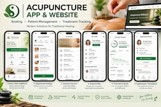 build an acupuncture app and website for your tcm clinic
