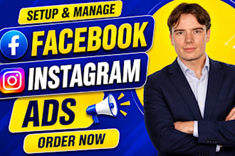 setup and manage facebook ads campaign, instagram ads, fb or meta ad marketing