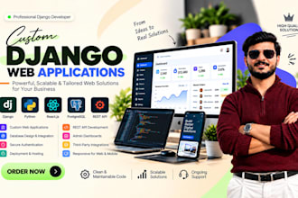 develop a custom django web application
