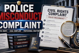 draft a powerful police misconduct civil rights complaint