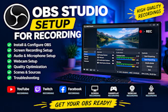 setup obs for recording