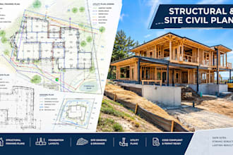 texas provide structural design, site engineering and construction drawings