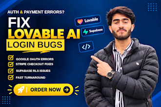 fix lovable dev supabase login, google oauth and stripe errors