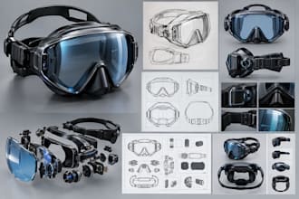 design ar diving masks, smart dive gear and underwater product concepts