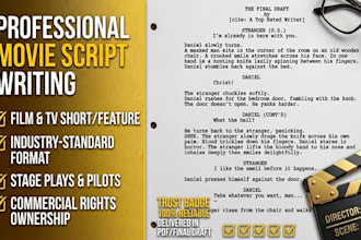 write movie script writing, screenplay, film script, screenwriting, tv script
