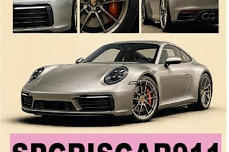 design modren automative and car social nedia posts