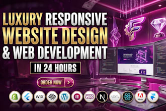 build a custom luxury web design and responsive website