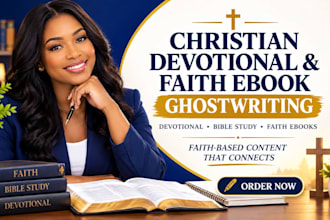 ghostwrite christian devotional, bible study and faith based ebooks