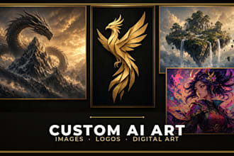 create custom ai images, logo and digital art for you
