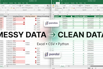 clean, organize, and prepare your excel, CSV, or business data