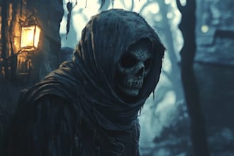 illustrate handmade horror monsters and characters
