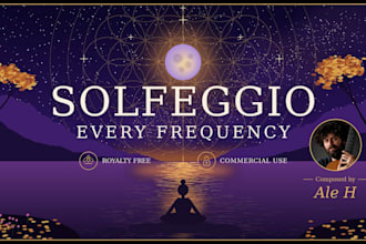 create solfeggio music for commercial use