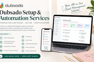 set up dubsado crm automate workflows forms and client onboarding
