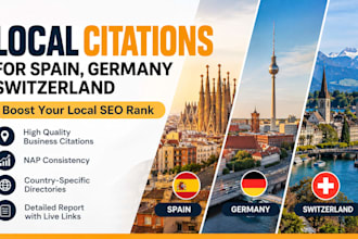 do best local citations for spain, switzerland, germany, to boost local SEO rank