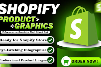 design shopify product images and ecommerce graphics