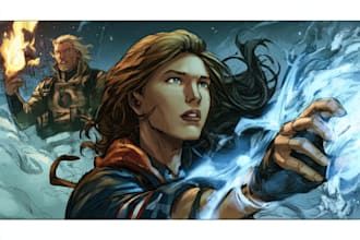 draw expressive characters and cinematic comic panels