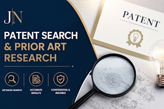 conduct patent search and prior art research for your invention