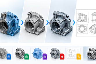 do convert your 3d scan and stl mesh into accurate manufacturing cad