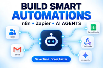 builds n8n and zapier ai automation workflows and ai agents