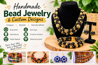 create beautiful handmade bead jewelry and custom bead designs