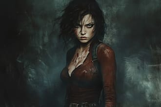draw horror character illustration