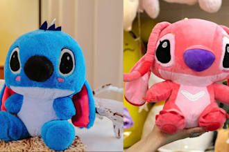 create handmade soft custom plush toy stuffed animals plushie crochet kawaii