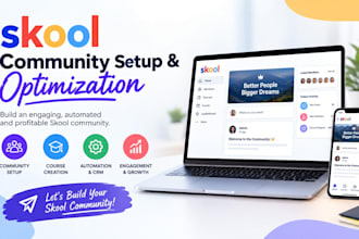 skool community setup skool community skool credit repair skool course creation